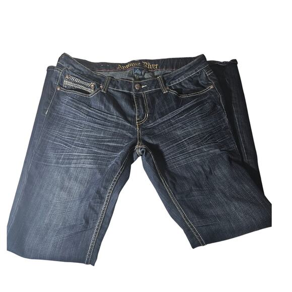 Antique Rivet Mens Embellished Jeans Size 34x32 - Picture 1 of 6